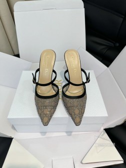 Dior 2025 |新品网钻高跟鞋 水晶仙女鞋浪漫顶配网面烫钻鞋面覆上渐变闪钻 从足尖绽放迷人光彩 402