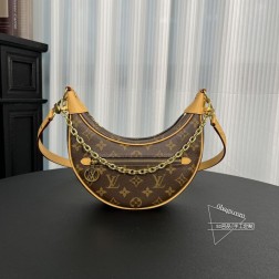 Louis Vuitton 81098 全钢月亮包 - 顶级A货 五金耐磨材质