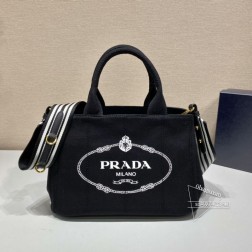 Prada普拉达 1BG439 复古园丁手袋 丝质印花织物制成 A货