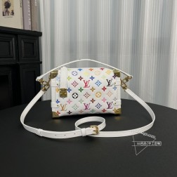Louis Vuitton 14046 村上隆联名 白彩 SIDE TRUNK 顶级复刻