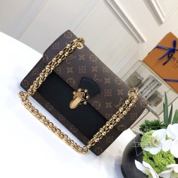 LV M41730 经典Monogram帆布 小牛皮单肩手提包