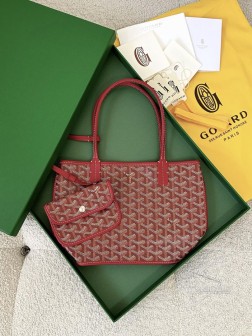 GOYARD狗牙迷你双面tote购物袋Mini 红色 顶级复刻