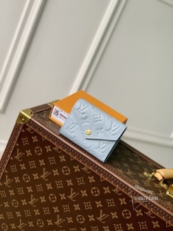 LV M83271 Portefeuille Victorine Monogram Unplant皮革顶级复刻