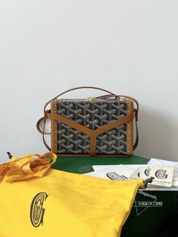GOYARD 硬盒子包 黑棕 ZP版 高仿 精致收纳小盒