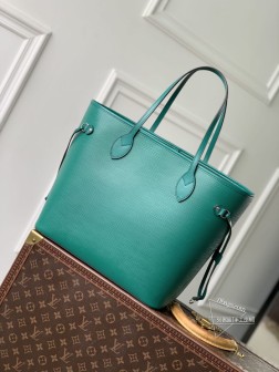 LV M12195 Neverfull MM 手挽袋 绿色 经典设计 材质优良