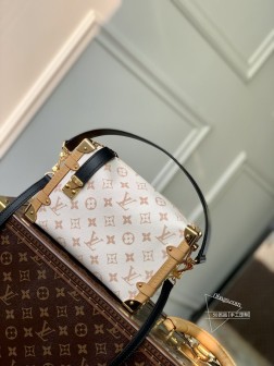 LV M46907 白花 M46358 SIDE TRUNK 手袋 顶级A货