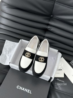 Chanel 24B新款乐福鞋矮子乐!代购品质,要高货的闭眼入。鞋面牛皮 内里羊皮 原版大底Size 1403