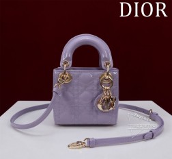 DIOR 77013-Lady戴妃mini漆皮Size12105cm