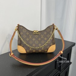LV 45832 Boulogne牛角包 高仿 26×10×21cm 经典复古