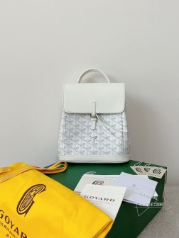 GOYARD alpin迷你双肩包 白色 高仿背包