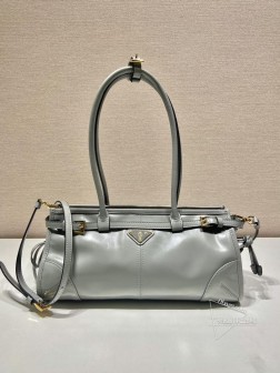 Prada普拉达 1BA426 LusSolf小号手提斜挎包 油腊皮 A货