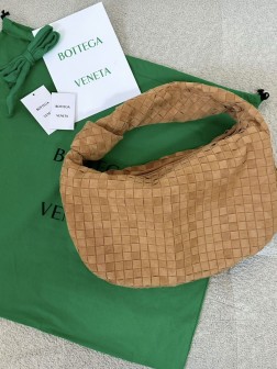 BV Jodie 打结包 Small 中号 麂皮棕 顶级A货