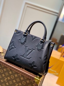 LV ONTHEGO 小号手袋 M45653 黑色 A货 Tote 包
