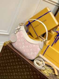 LV M46113 手袋 Bagatelle BB 粉色 Monogram 顶级复刻