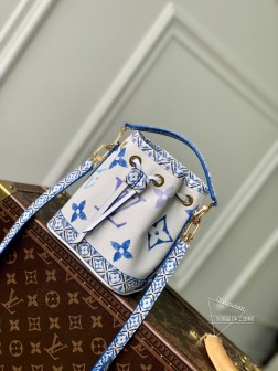 LV M82386 Nano Noé 手袋 帆布 大号 Monogram 图案