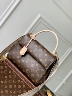 LV M46054 Cluny MM 手袋 杏织带 纯皮顶级复刻