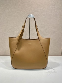 Prada普拉达 1BG512 新款Oversize托特包 粒面皮革 尺寸