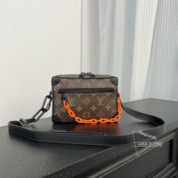Louis Vuitton 44435 44735 盒子包 金属感 低调洋气