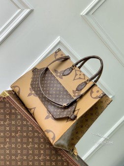 LV M46823 OnTheGo Voyage 托特包 Giant Monogram 帆布 A货