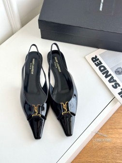 顶级品质圣罗兰ysl 2024春夏新品绝美 精致 优雅 性感尤物YSL上脚超好看哦鞋跟是重新开模定制 386