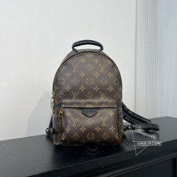 LV 41563 PALM SPRINGS 背包 经典新老花 棉材质 容易携带