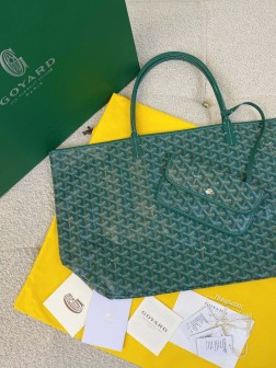 GOYARD 狗牙大号购物袋 绿色 尺寸编码: zp开发 经典款