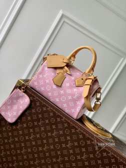 LV M24433 Speedy P9 Bandoulière 25 粉色 Monogram Leather 手袋