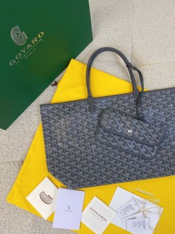 GOYARD 狗牙 Tote 中号购物袋 灰色 ZP开发 经典款