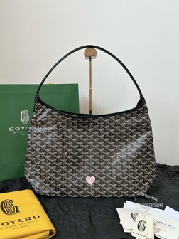 GOYARD Hobo拉链托特 黑色粉爱心 顶级复刻 1W多