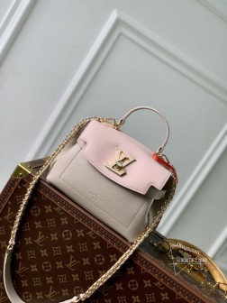 LV M23442 Lockme Ever 迷你手袋 粒面牛皮革 同色系旋扣