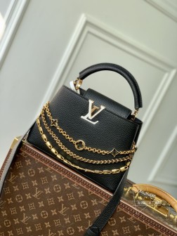 LV M12345 Capucines 小号手袋 Taurillon牛皮革 顶级复刻