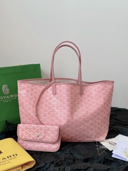 GOYARD 中古 A货 粉色中号 Tote，限量草莓味