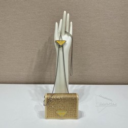 Prada 1MR024 水晶小包 Duchesse面料卡片夹 顶级复刻 图片