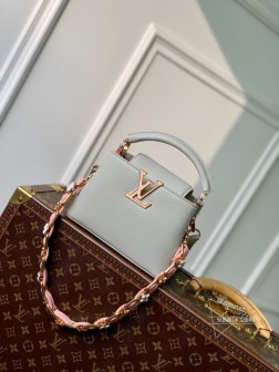 LV M23363 Capucines Mini手袋 M48865 灰色 顶级复刻