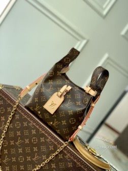 LV M46816 Atlantis BB 手袋 Monogram Reverse 帆布 牛皮顶级复刻