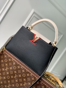 LV M21043 Capucines MM手袋 法国小牛皮 金属饰件