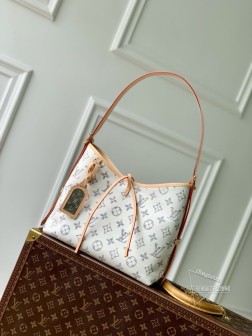 LV M24707 CarryAll小号手袋 Nautical系列 Monogram提花织物 牛皮革饰边