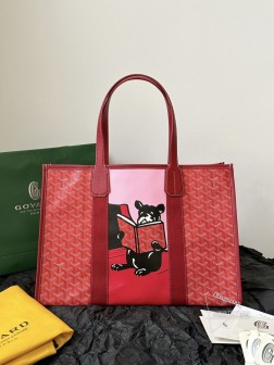 GOYARD Villette Tote 红色 彩绘法斗 尺寸信息