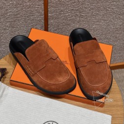 款式Style :309 Go 穆勒鞋-男款颜色Colour:柚木棕Marron Teck鞋面材料U 304