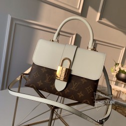 LV M44653 LOCKY BB 手袋 - 奶白色 Monogram帆布与牛皮材质