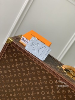 LV M83645 Porto Cult Romy 手袋，Monogram Unplant皮革，银色金属装饰