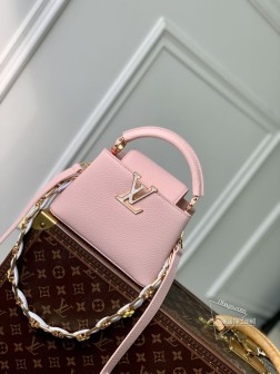 LV M23363 那英款 Capucines Mini手袋 M48865 粉色 新款