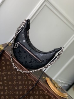 LV M11267 Loop手袋 光滑牛皮革 Monogram丝印 机车链条设计