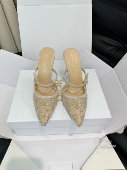 Dior 2025 |新品网钻高跟鞋 水晶仙女鞋浪漫顶配网面烫钻鞋面覆上渐变闪钻 从足尖绽放迷人光彩 403