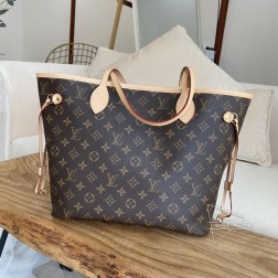 LV 40158 Neverfull 大容量手袋，材质耐用，尺寸32.5×28.5×16 cm