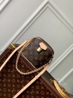LV M47096 Just In Case 手袋 Monogram 帆布+牛皮革 旅行款