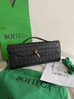 BV Andiamo Slouch 手拿包 巧克力色 顶级复刻