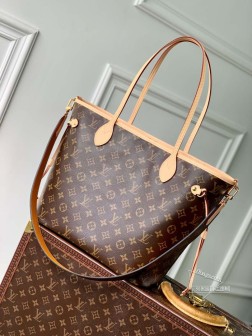 LV M11947 Neverfull Bandoulière Inside Out 中号手袋 Mo 图片