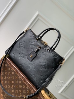 LV M46487 Trianon 中号手袋 Monogram Empreinte 皮革 高仿