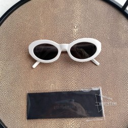 YSL圣罗兰太阳镜24新款SLM136椭圆形太阳镜 镜腿搭配完美SYl标志 高品质 秘特殊渠道货源秘㊣配最新独家全套包装(礼品袋+发票+外盒+内盒+眼镜布+磨砂镜腿袋)